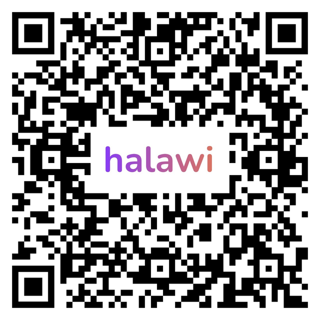 Halawi Media UPI QR code. Scan to pay